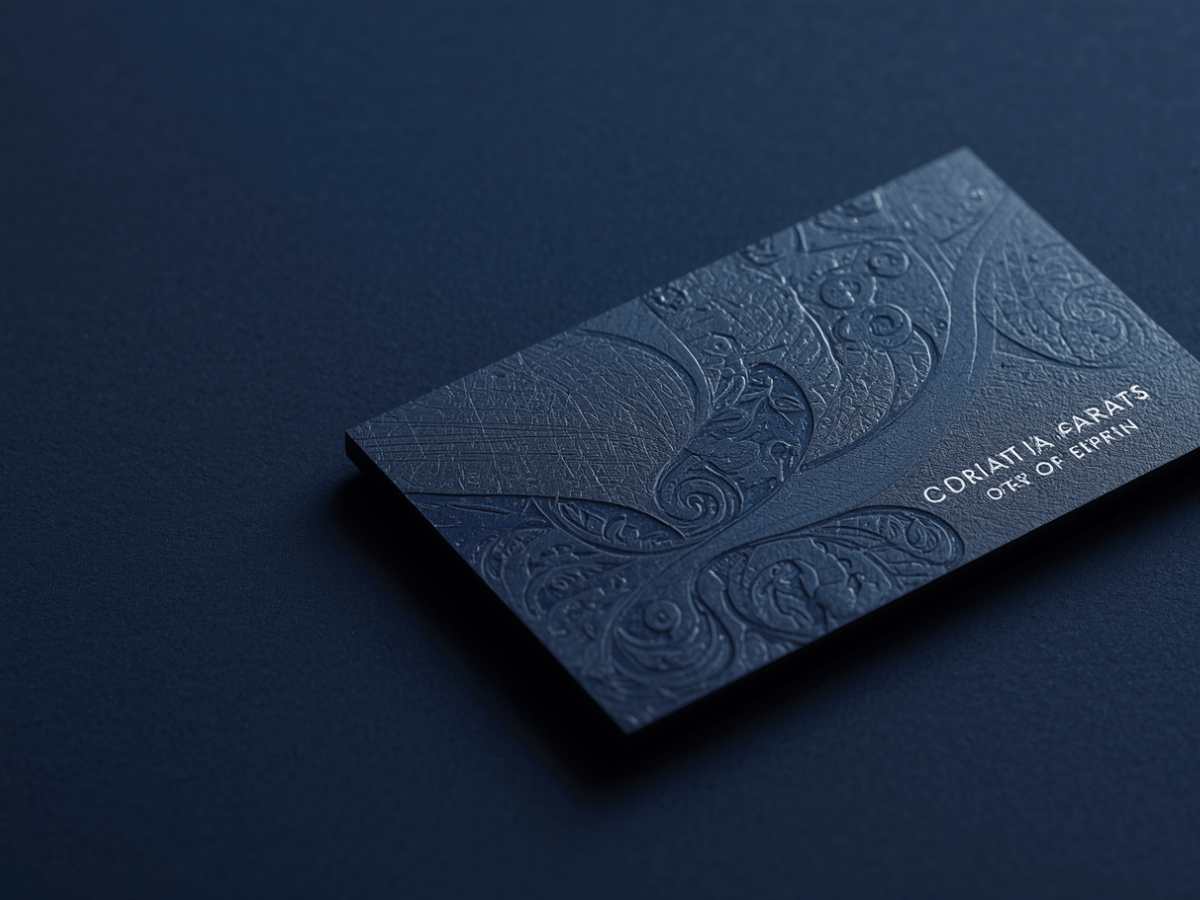 Cartes de visite premium avec finitions spéciales